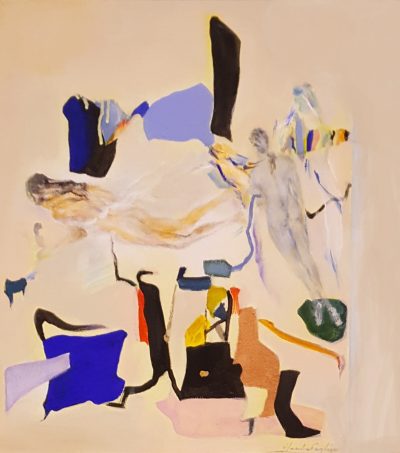 153 - Tecnica mista su tela 50x40x4
