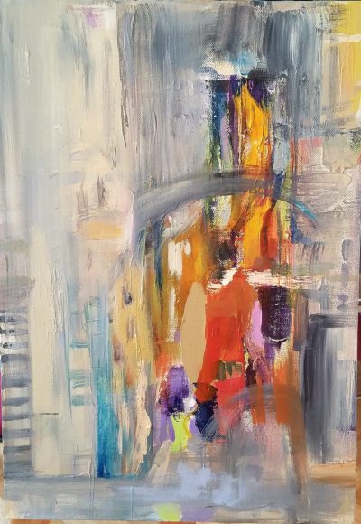 126 - Acrilico su tela - 50x35x2