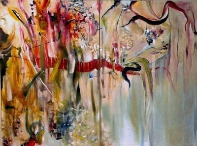 68 - Tecnica mista su tela 150x200x4