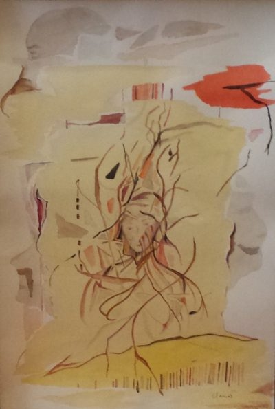 55 - Acquarello su carta 35x20
