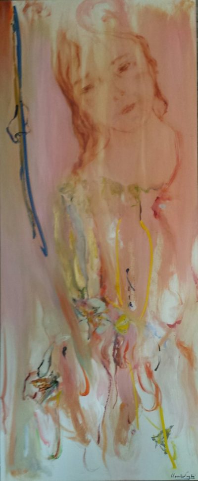 93 - Acrilico su tela 120x50x2