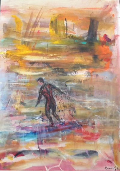 103 - Acrilico su cartoncino 70x50