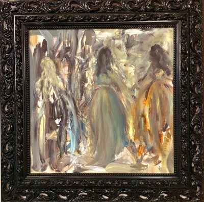 149 - Acrilico su tela 130x35x4